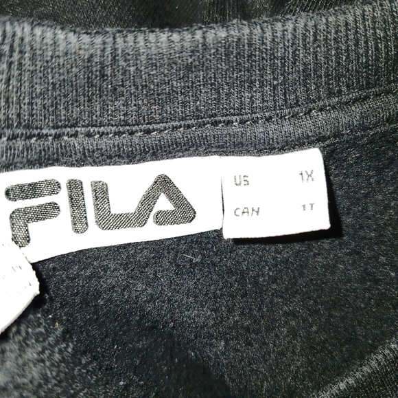 Fila Black Sweatshirt with Gold Logo - Picture 4 of 4